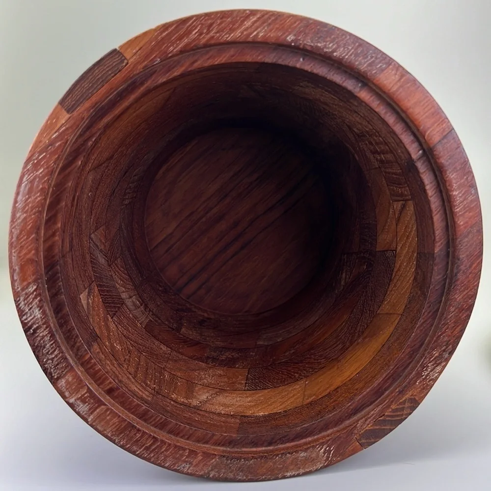 Vintage Ernest Sohn Teak Canister